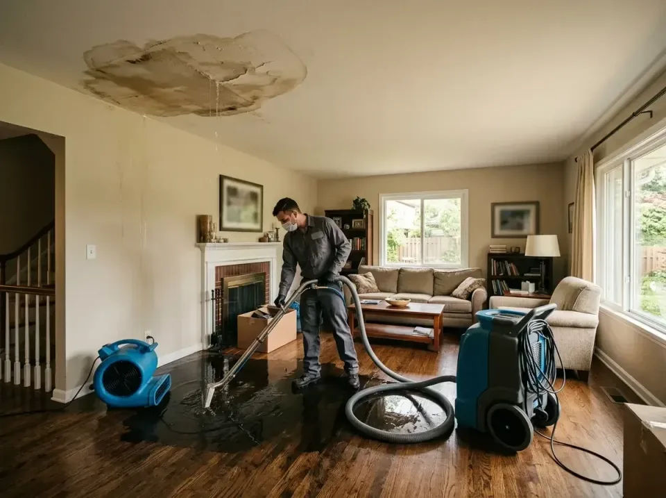 attic-pipe-burst-ceiling-drip-008 — frequently asked questions, Water Damage Restoration & Carpet Care in Salem, OH